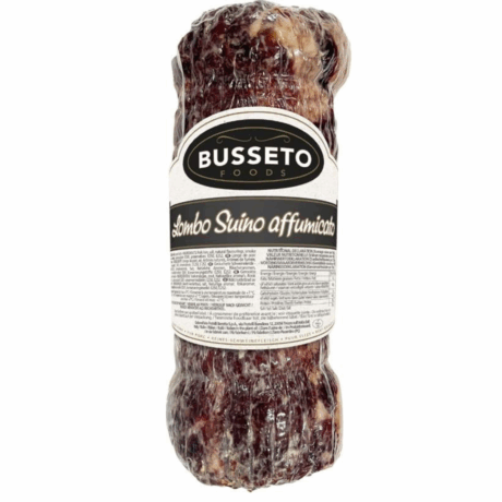 Fumicated pork loin kg Busseto, approx. 3kg price per kg