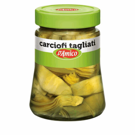 St artichokes quarters in oil rus.280g D'Amico, rustic
