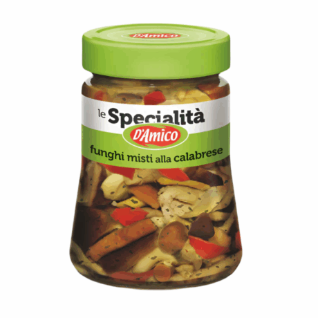 St mushrooms in oil 280gD'Amico, Calabrian style