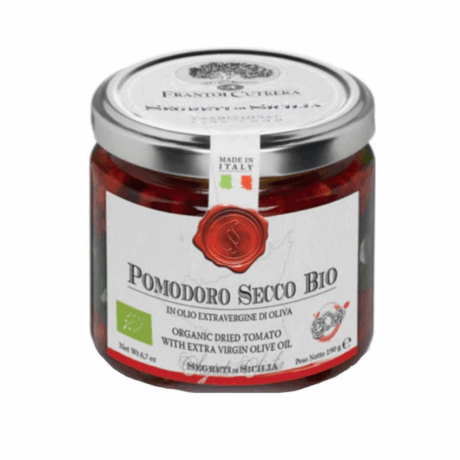 Sun-dried tomatoes in oil 190g BIO Cutrera